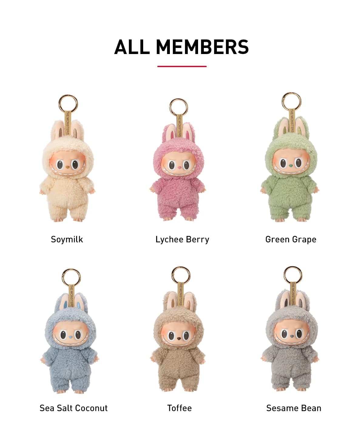 POP MART The Monsters Exciting Macaron Vinyl Face Plush Pendant – Iconic Labubu V1 Blind Box Keychain - 4