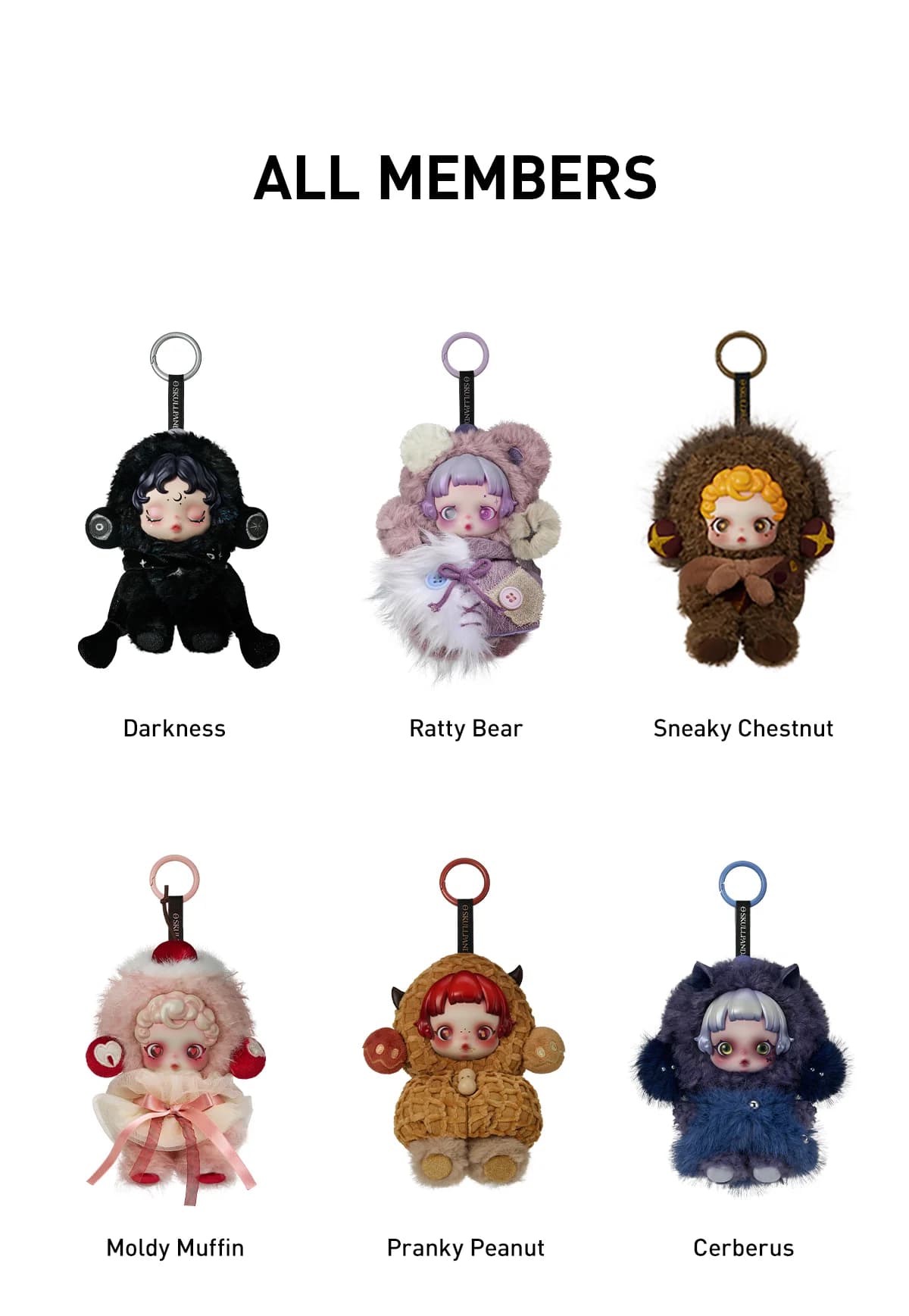 POP MART SKULLPANDA You Found Me Series Plush Doll Pendant – Blind Box Keychain - 4