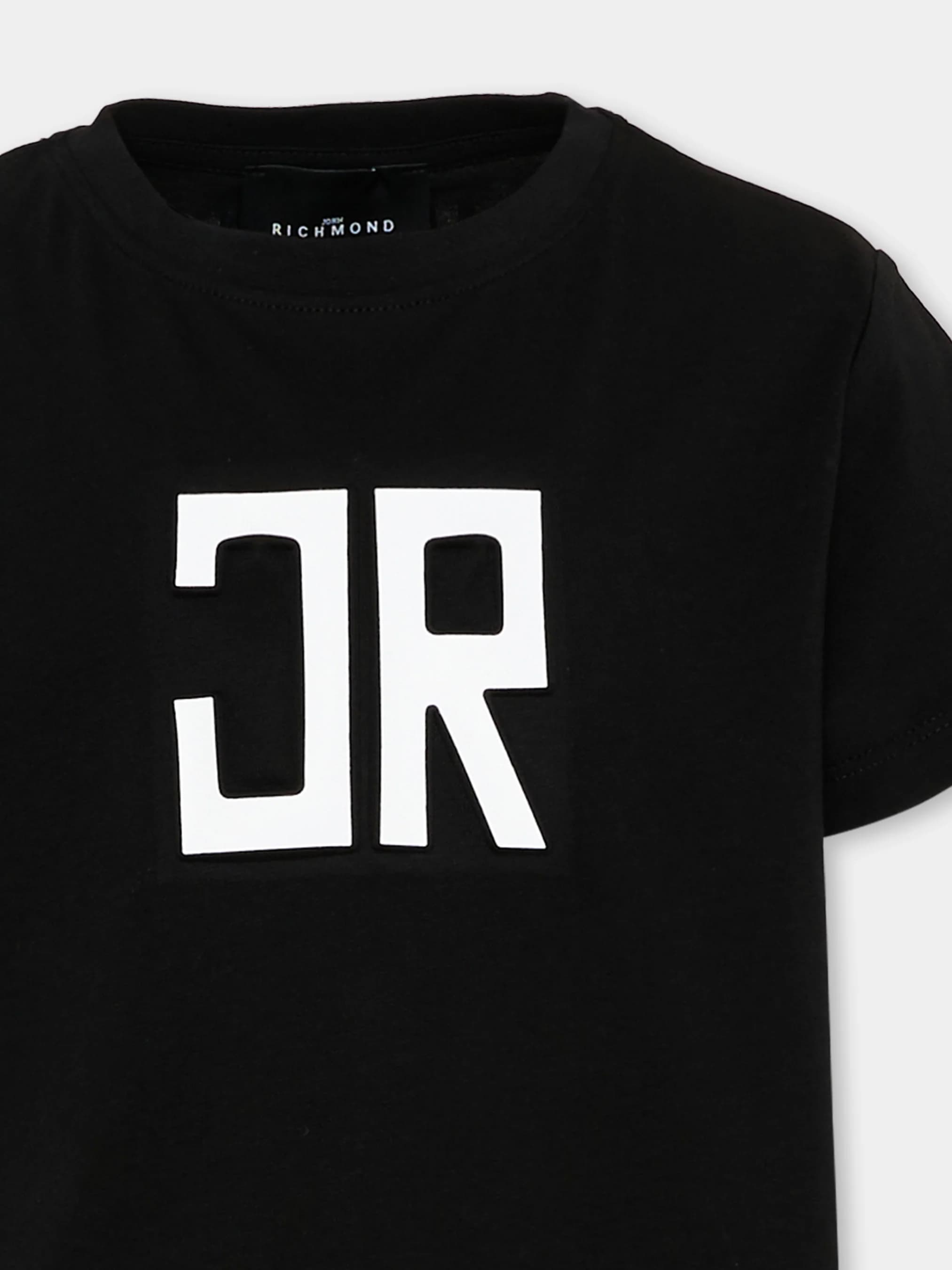 John Richmond Junior T-Shirt and Shorts Set ZAGA with JR Monogram - 3