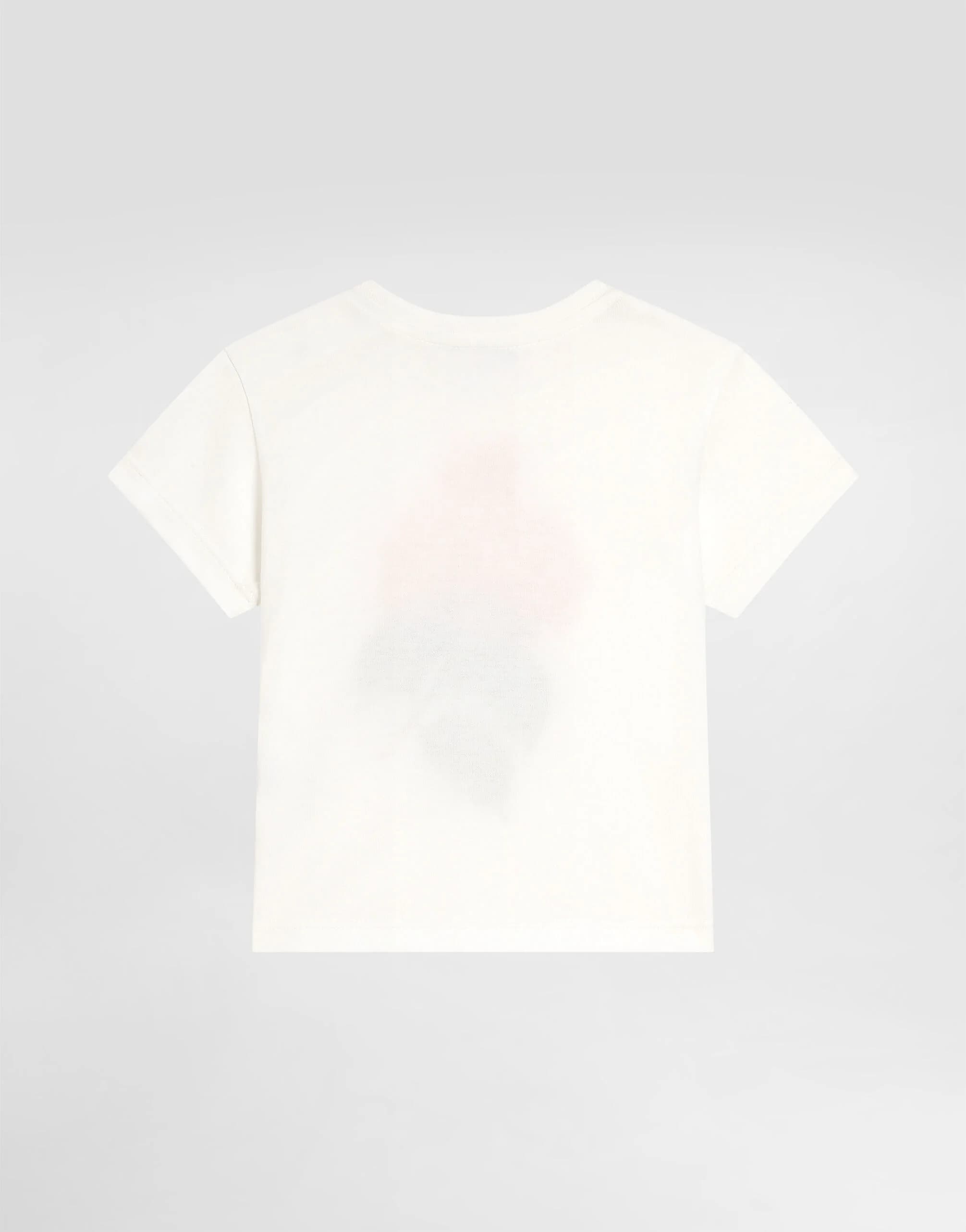 Dolce & Gabbana Kids' Jersey T-Shirt with Hydrangea Print - 2