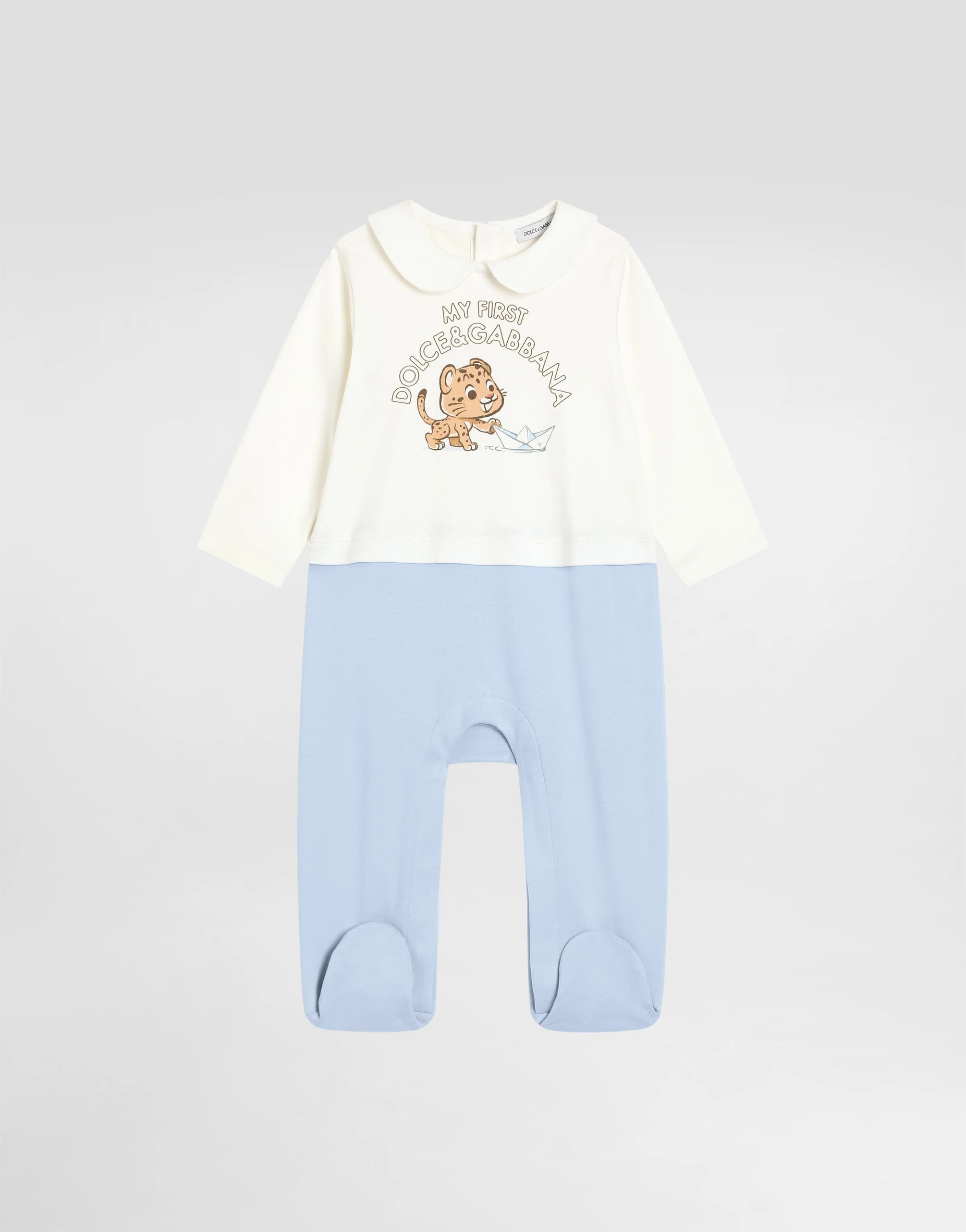 Dolce & Gabbana Kids 3-Piece Interlock Gift Set with Leopard and Boats Print - 2