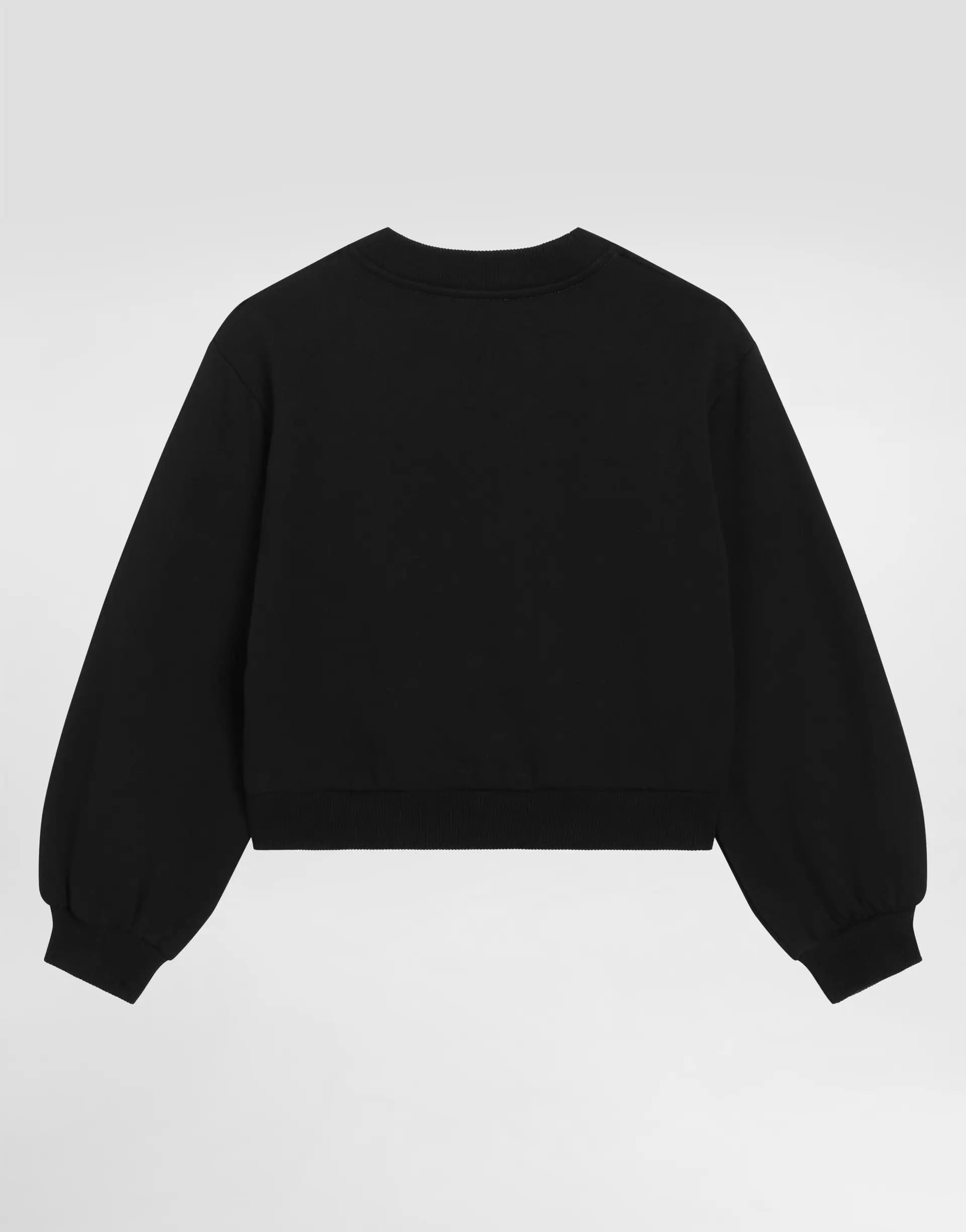 Dolce & Gabbana Kids Sweatshirt with Embroidered DG Logo - 5