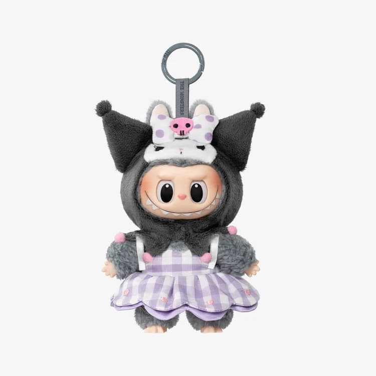 POP MART The Monsters Hello Kitty and Friends Series Vinyl Plush Pendant – Labubu x Sanrio Blind Box Keychain - 1
