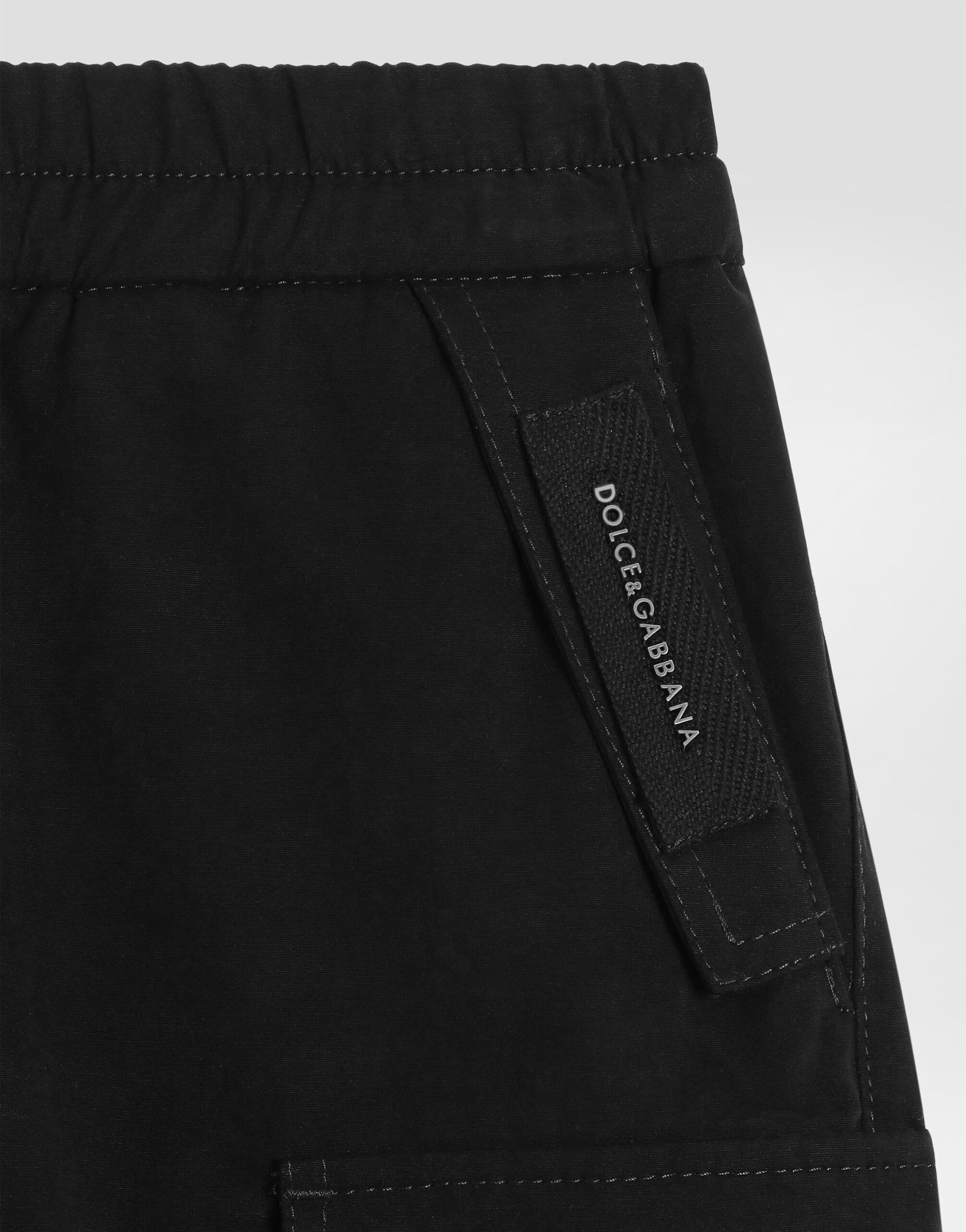 Dolce & Gabbana Kids Gabardine Black Bermuda Shorts - 3