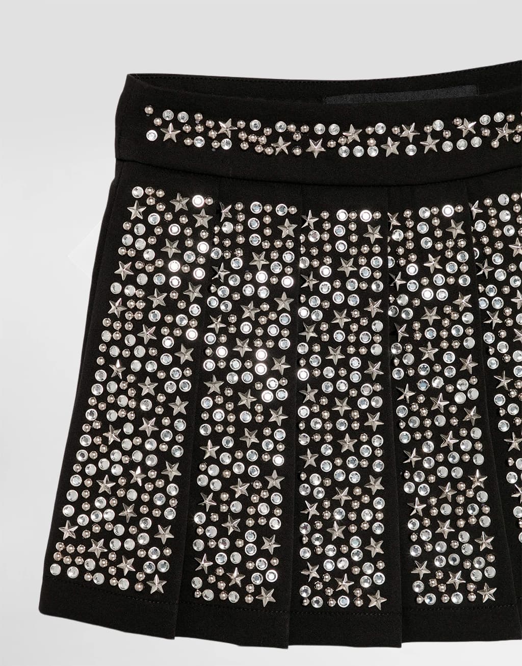 John Richmond Junior Girls Embellished Pleated Skirt Tenix - 2