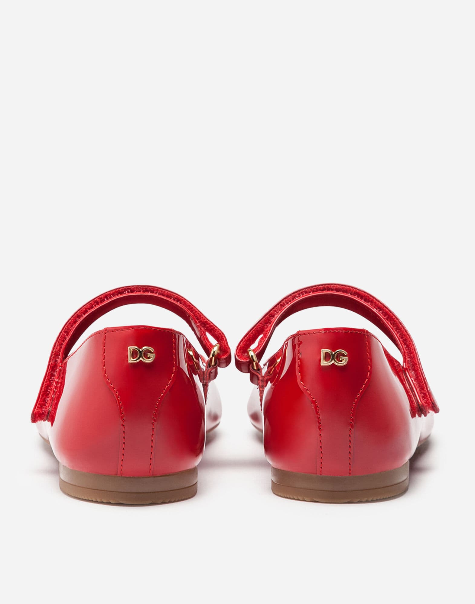 Dolce & Gabbana Kids Patent Leather Mary Janes - 3
