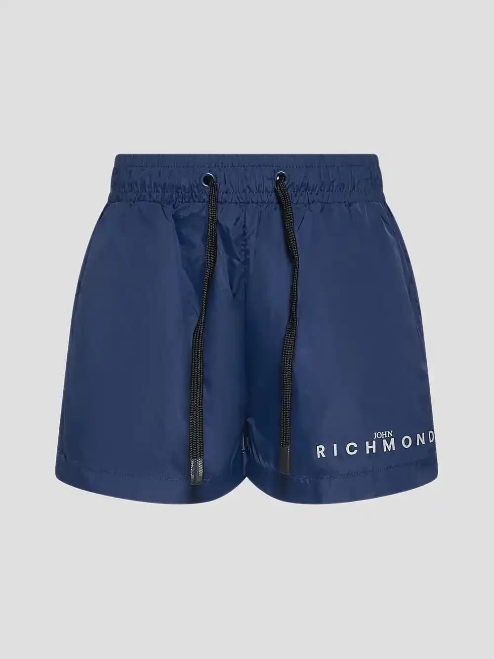 John Richmond Junior Logo Blue Swim Shorts Ralat - 1