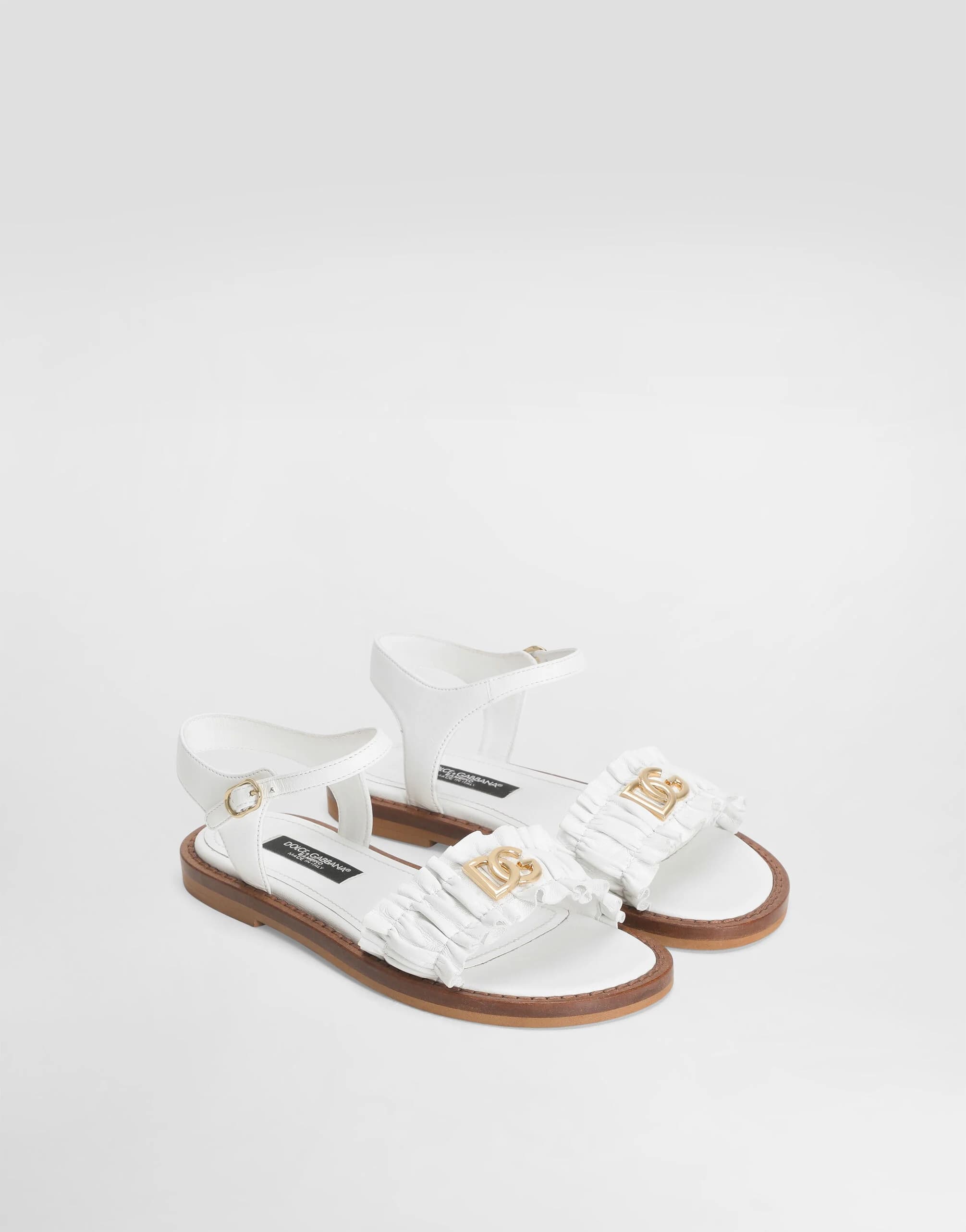 Dolce & Gabbana Kids Nappa Leather Sandals - 4
