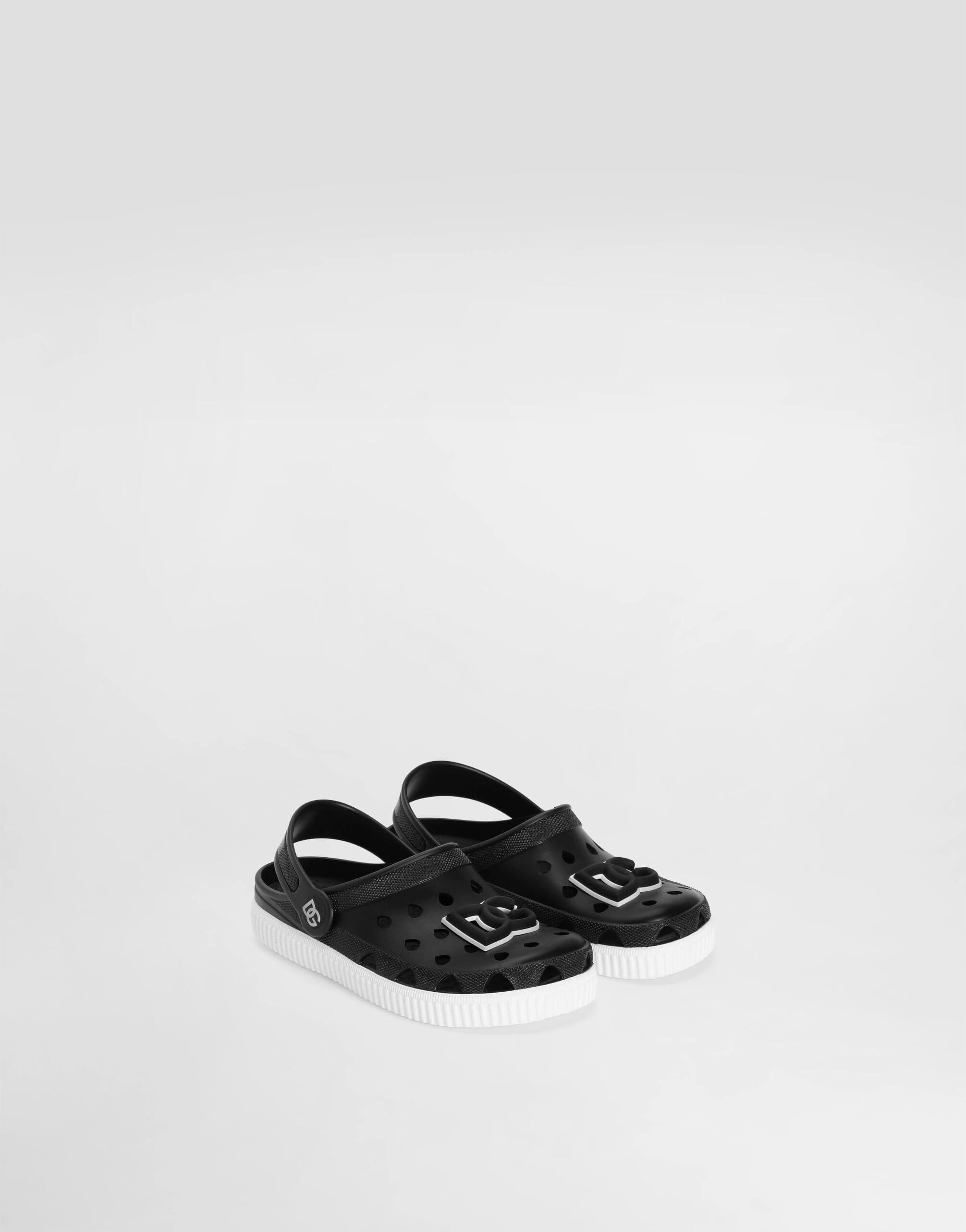 Dolce & Gabbana Kids Perforated Rubber Clogs with DG Logo - 2
