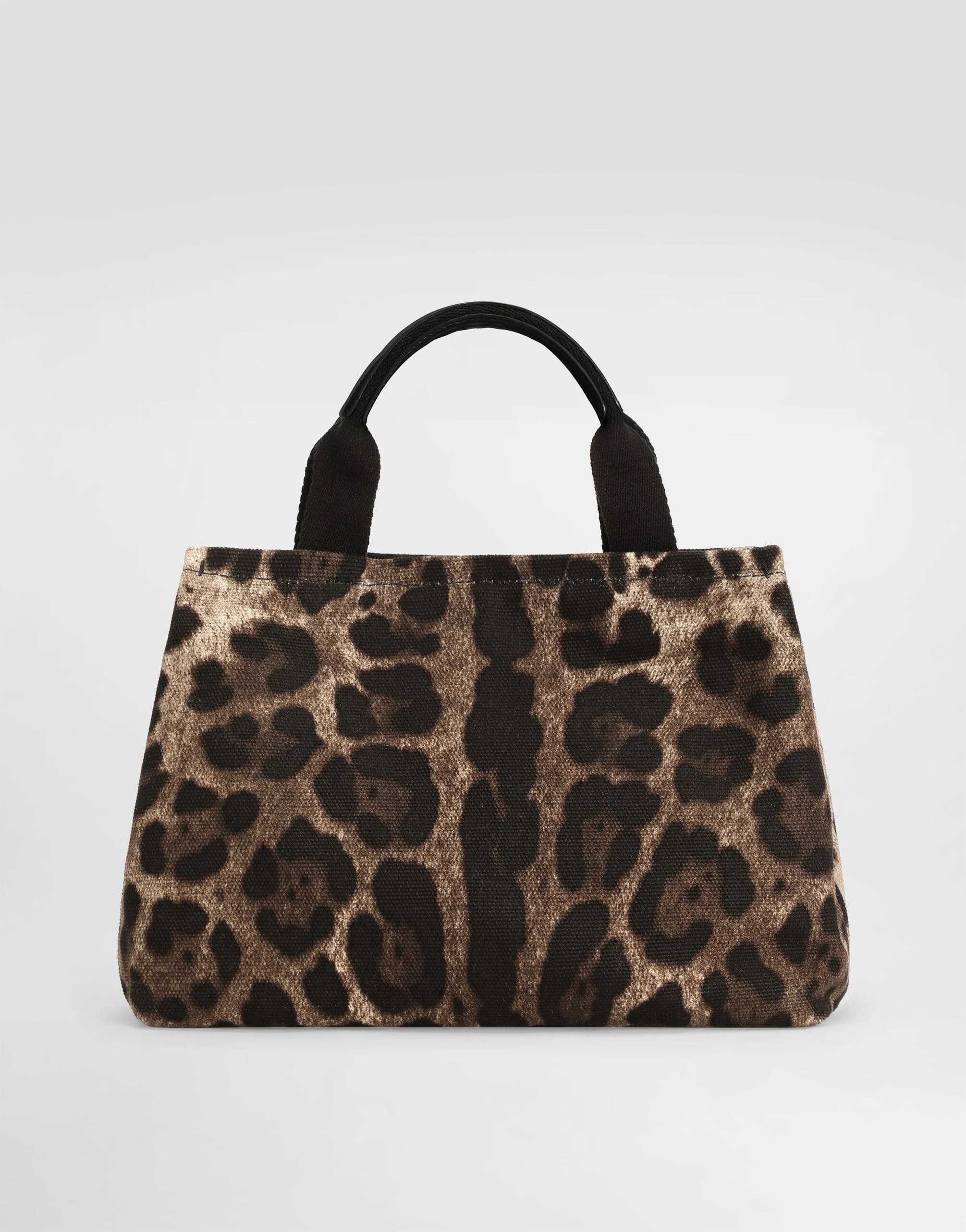 Dolce & Gabbana Kids Leo-Print Canvas Tote Bag - 5