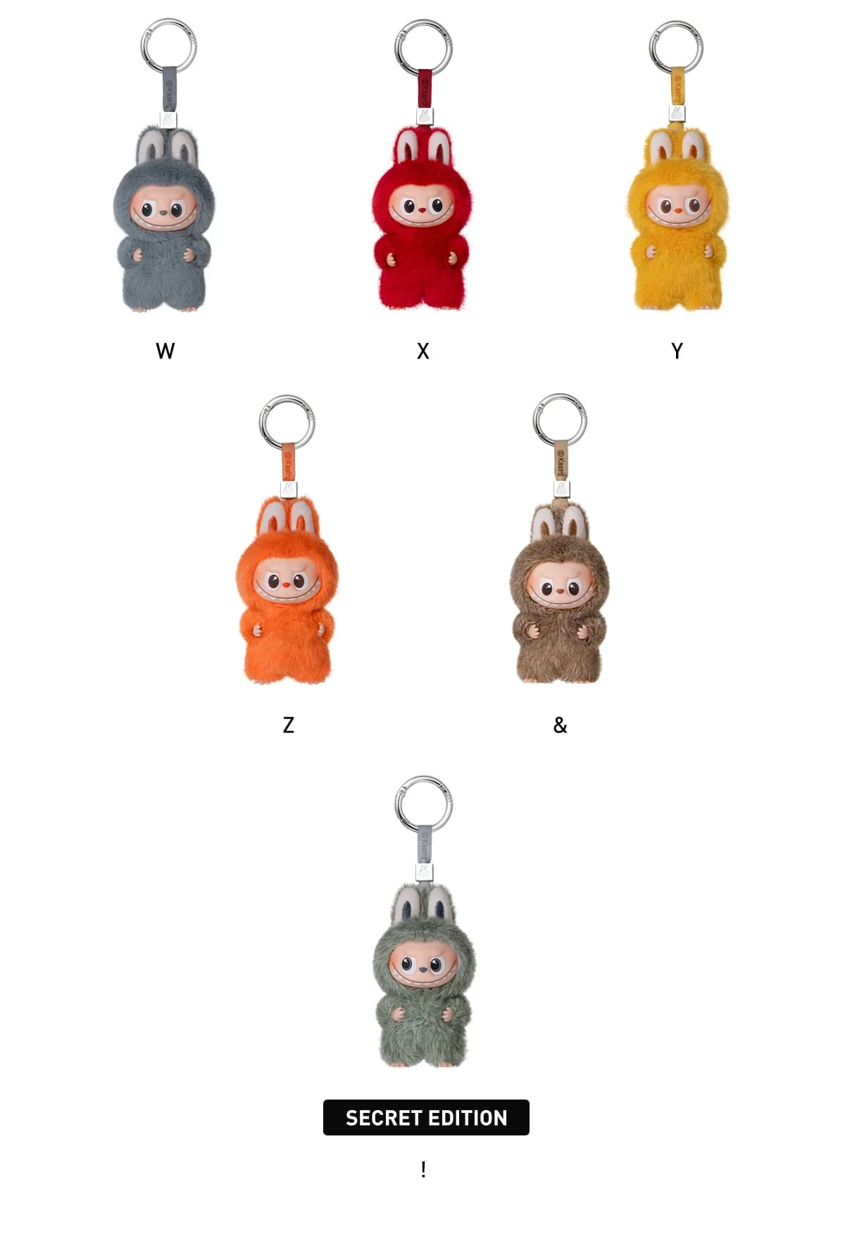 POP MART The Monsters Pin for Love Series Vinyl Plush Pendant – Labubu Alphabet Blind Box Keychain N-Z - 4
