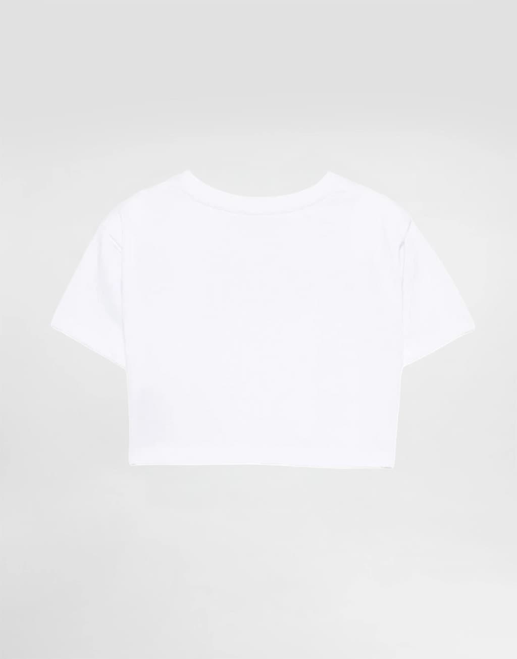 John Richmond Junior Girls' White Crop T-Shirt Dam with Logo - 2