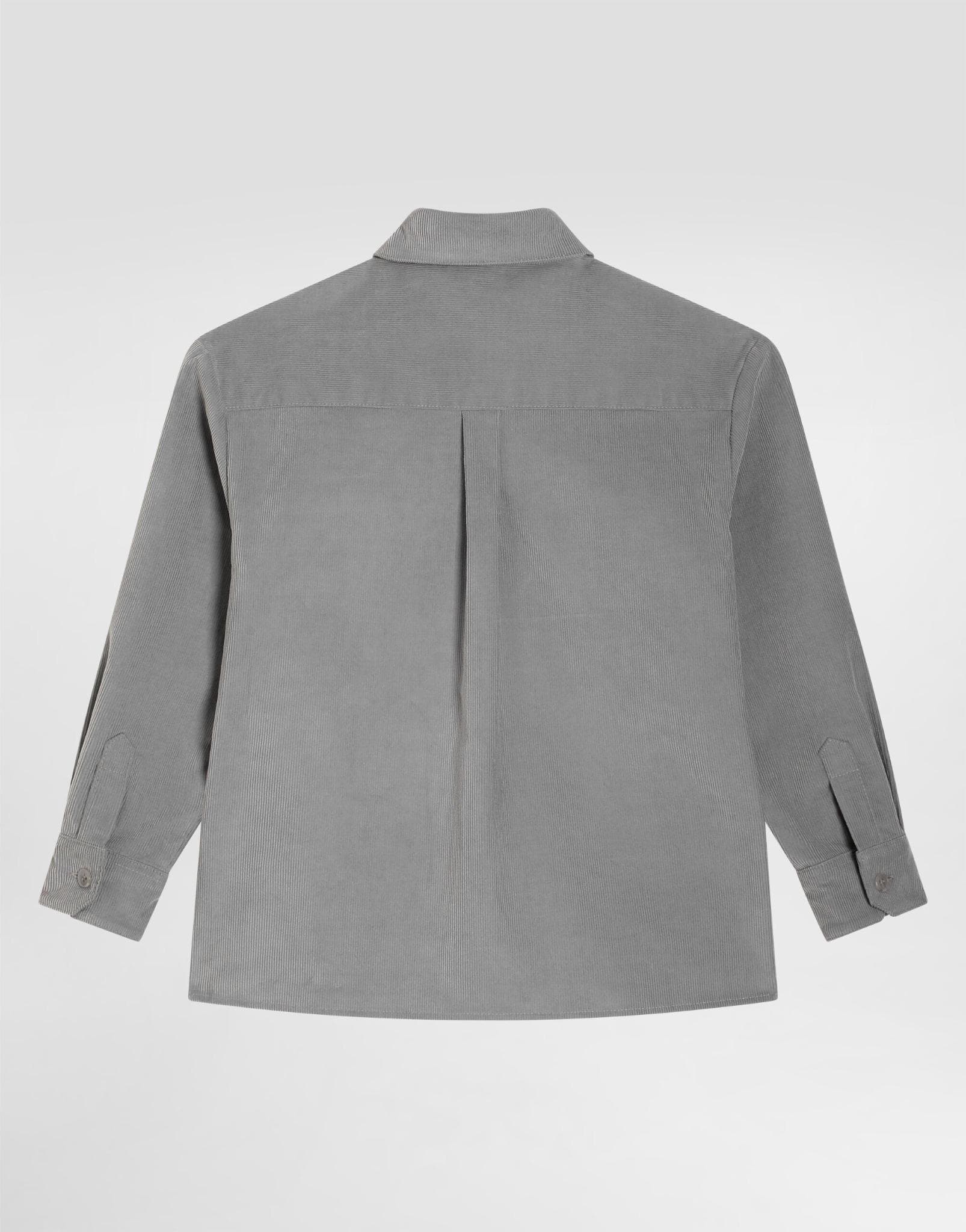 Dolce & Gabbana Kids long-sleeved grey corduroy shirt - 6