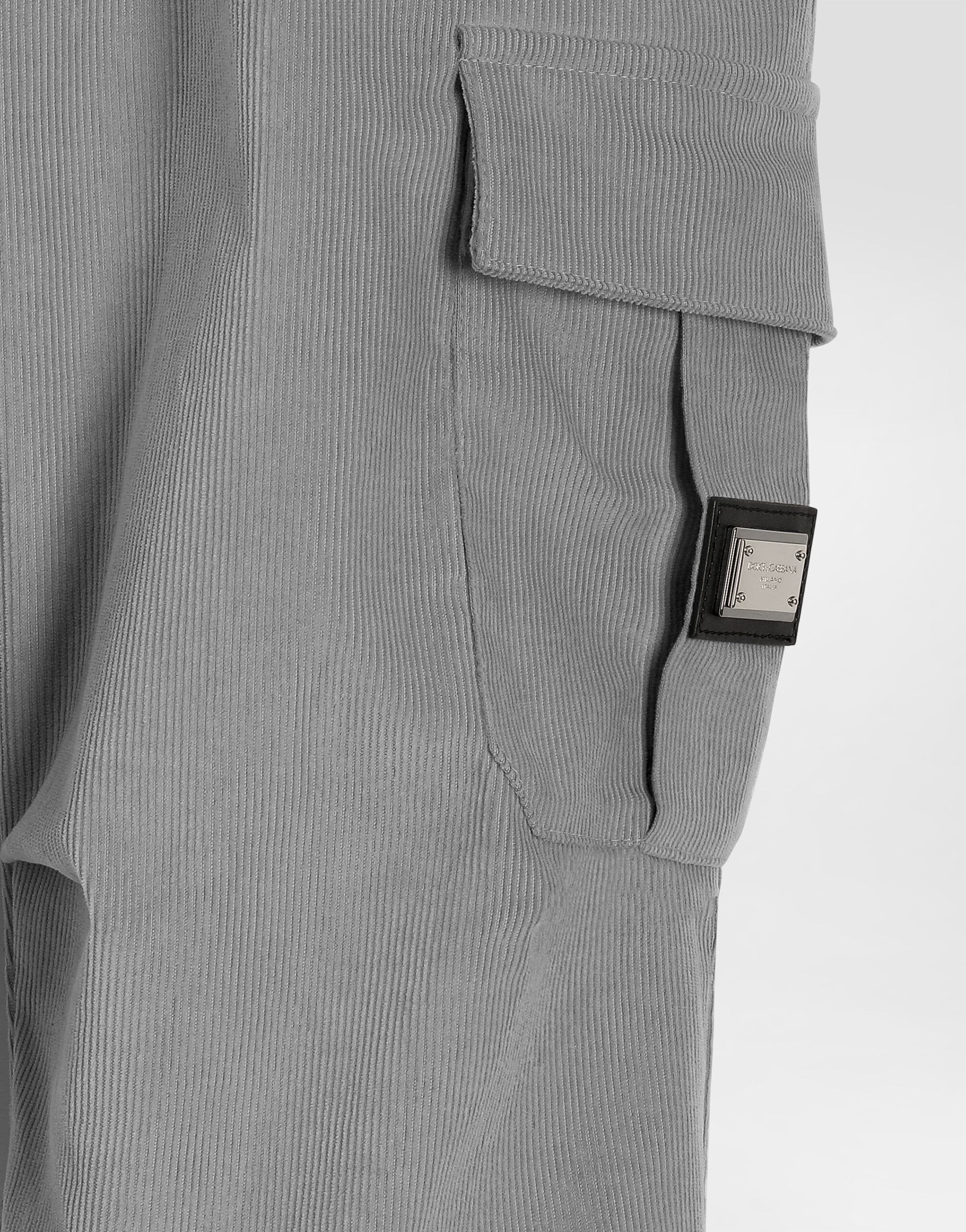 Dolce & Gabbana Kids Corduroy Cargo Trousers - 3