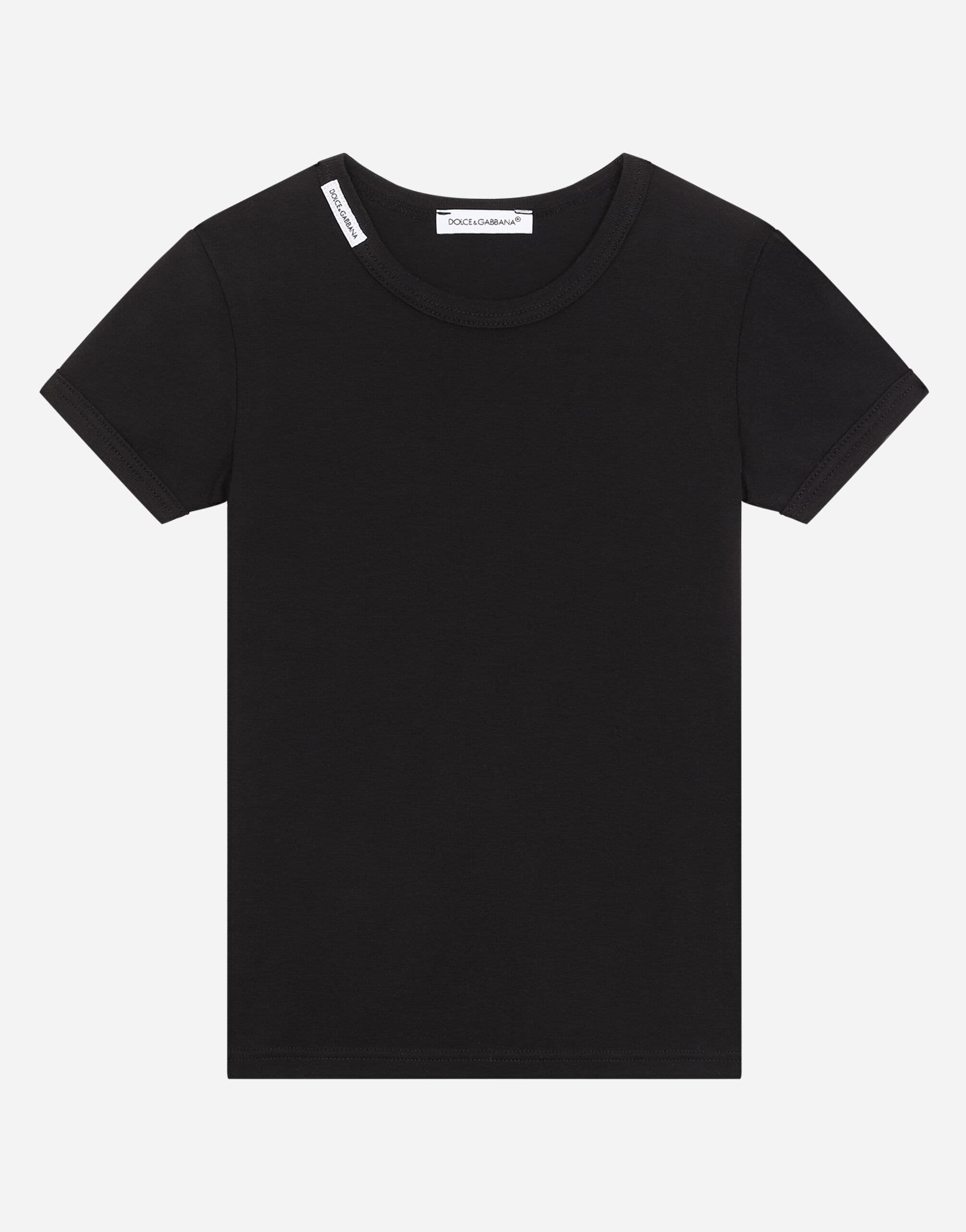 Dolce & Gabbana Kids 2-Pack T-Shirts with Logo Collar - 3