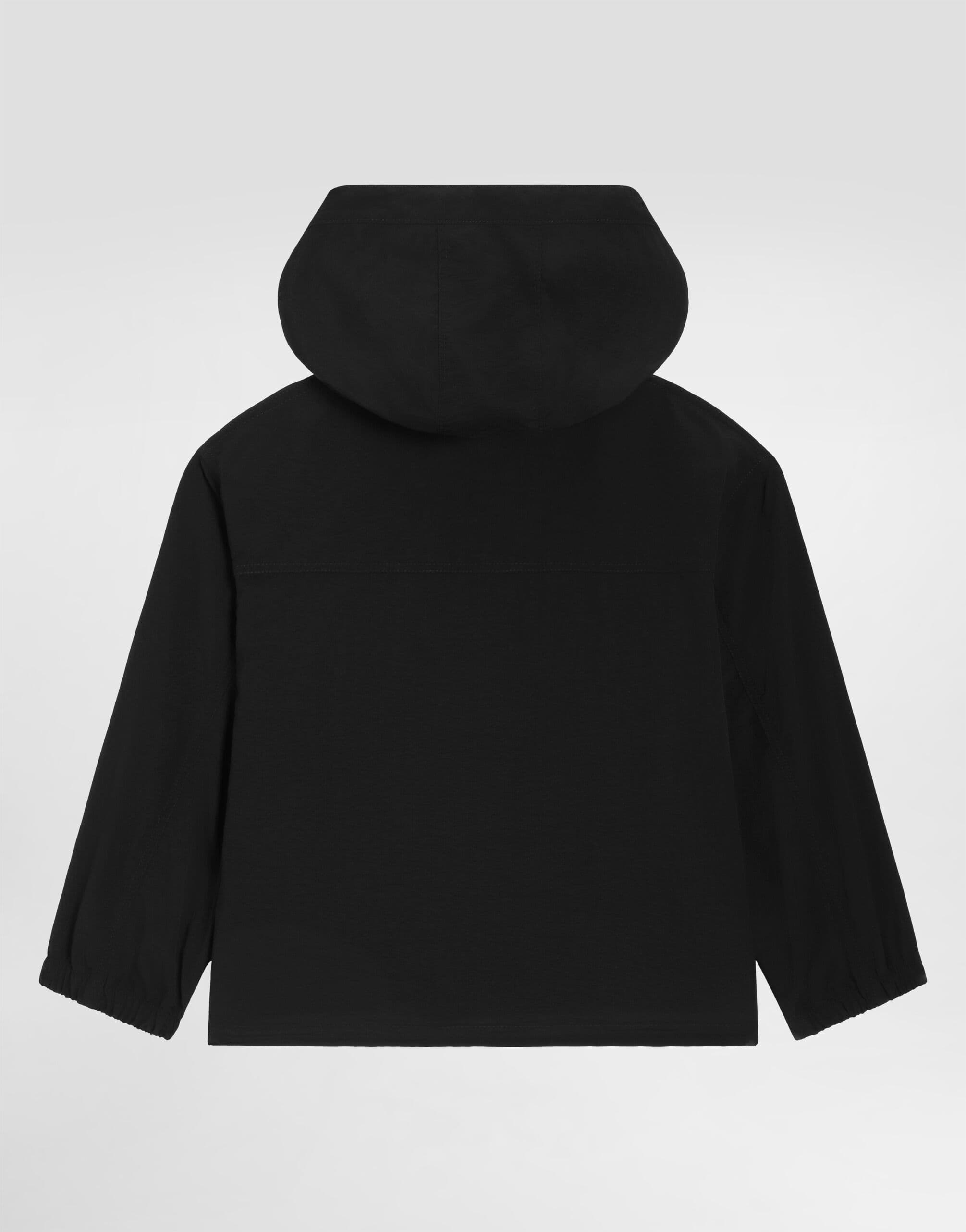 Dolce & Gabbana Kids Oversized Zip-Up Hooded Jacket with DG Logo - 2
