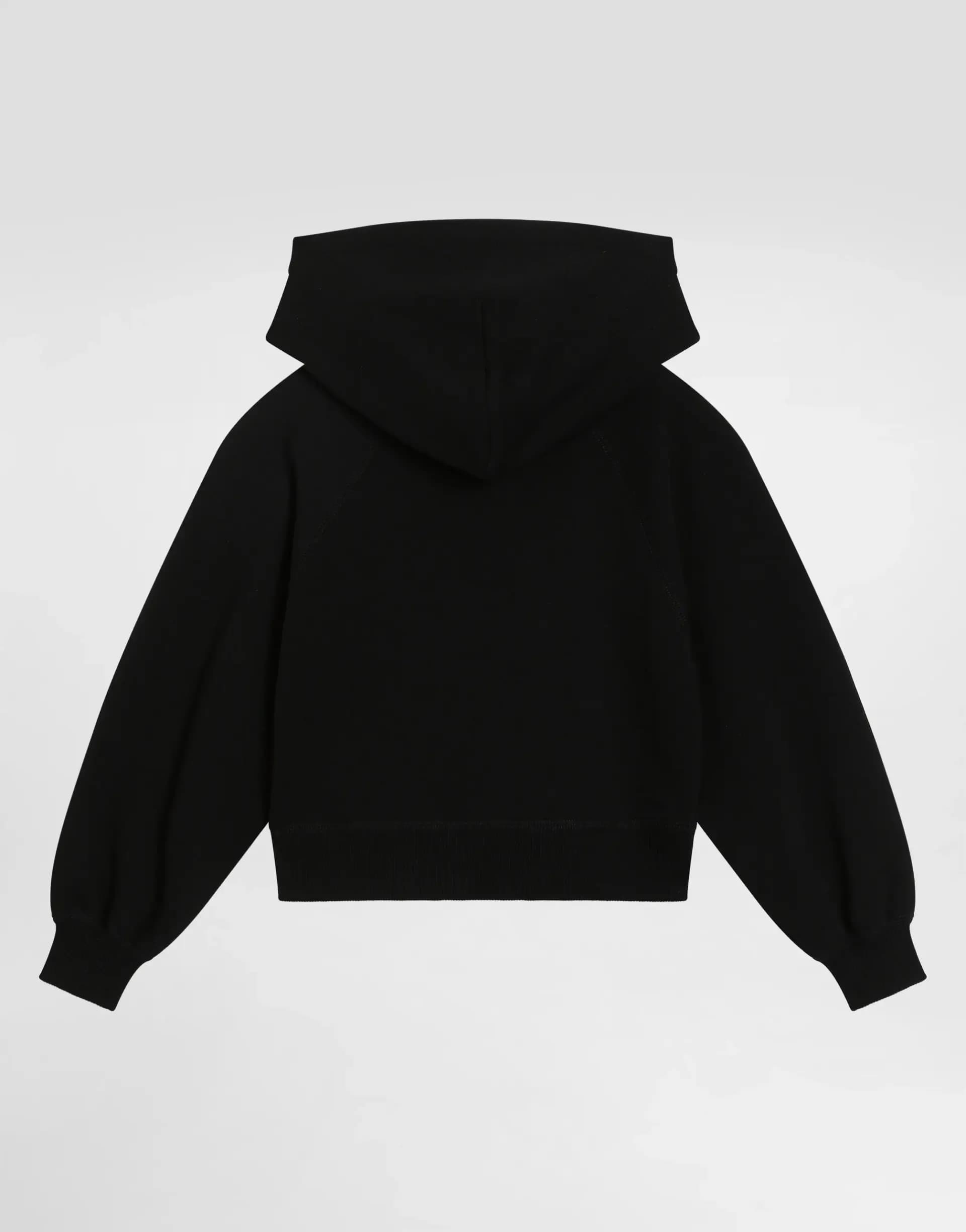 Dolce & Gabbana Hooded sweatshirt with logo and rhinestones - 3