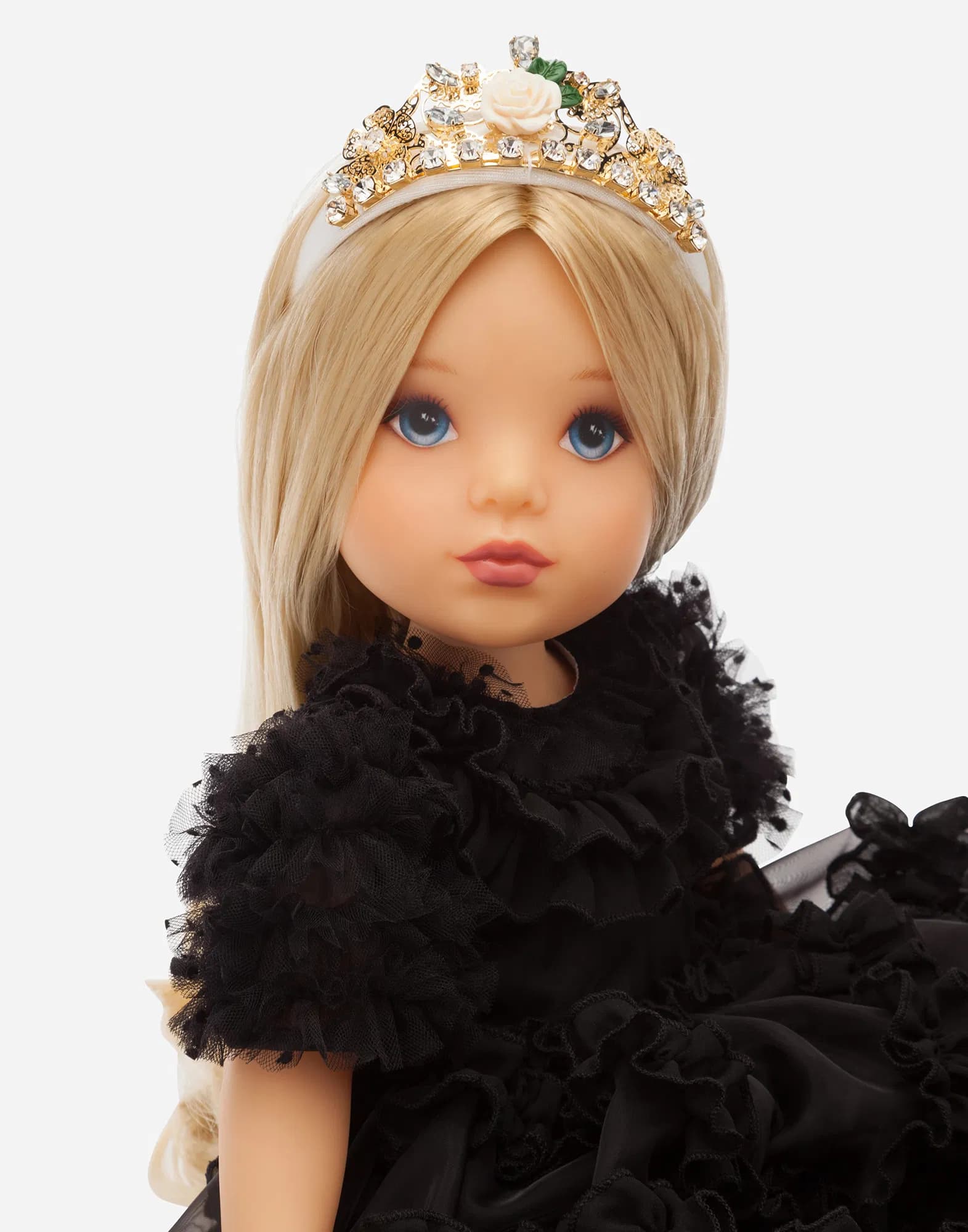 Dolce&Gabbana Kids Doll with Organza Dress - 2