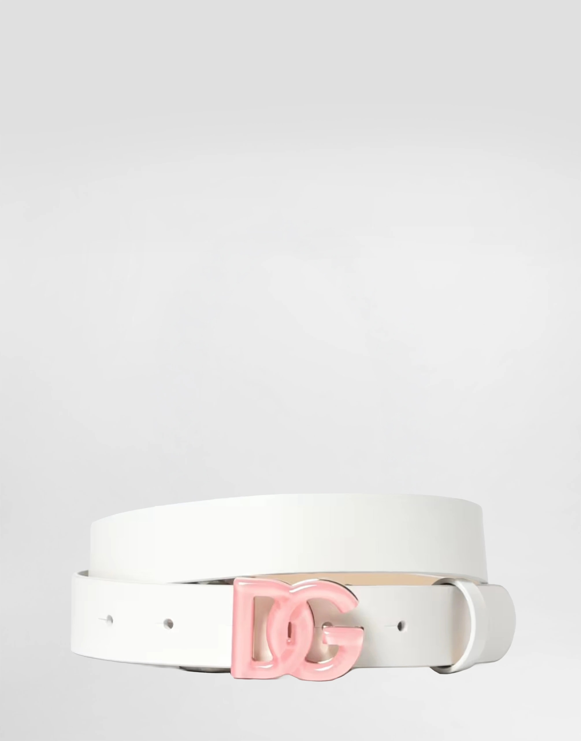 Dolce & Gabbana Kids Patent Leather Logo Belt