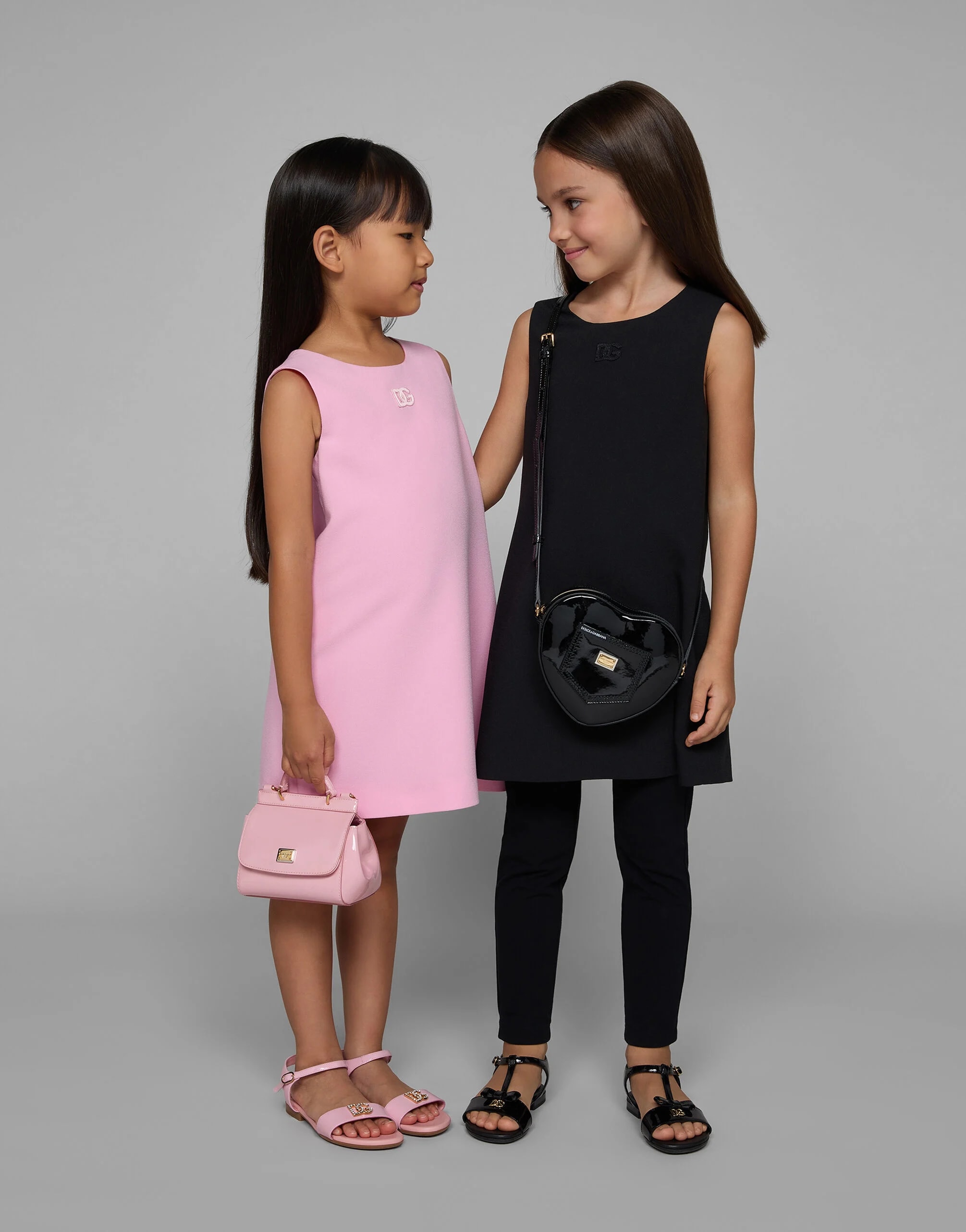 Dolce & Gabbana Kids Patent leather mini Sicily bag in pink