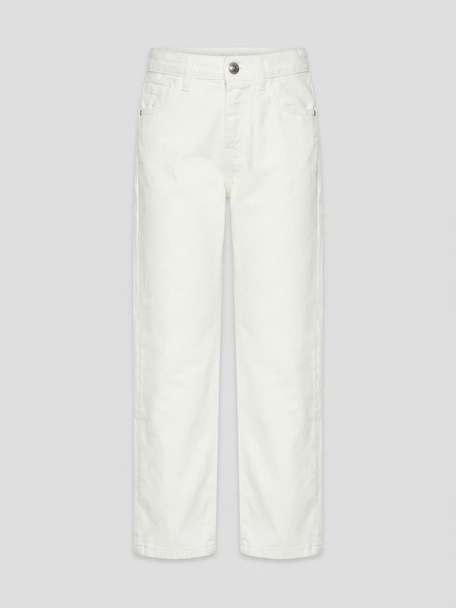 John Richmond Junior Kids White Denim Jeans Yklan