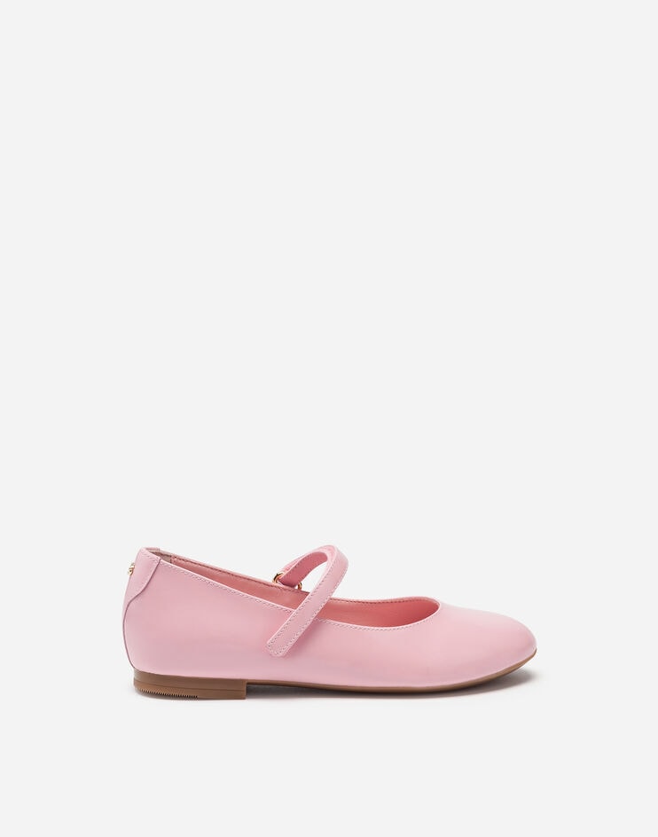Dolce & Gabbana Kids Patent Leather Pink Mary Janes