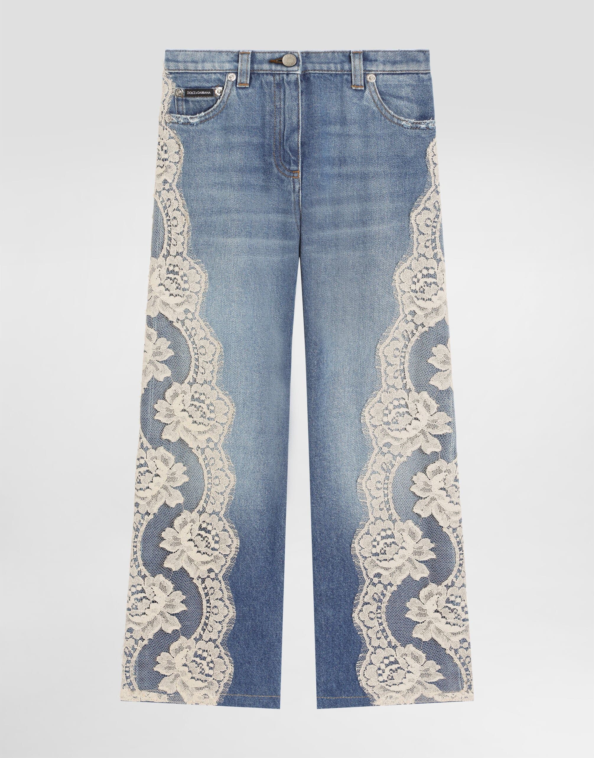 Dolce & Gabbana Kids' Multi-Coloured 5-Pocket Denim Trousers