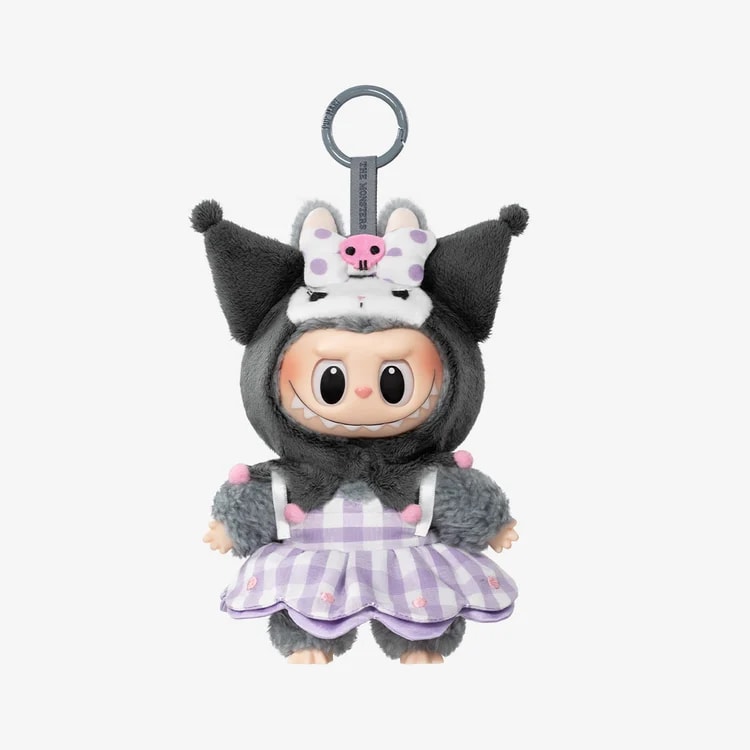 POP MART The Monsters Hello Kitty and Friends Series Vinyl Plush Pendant – Labubu x Sanrio Blind Box Keychain