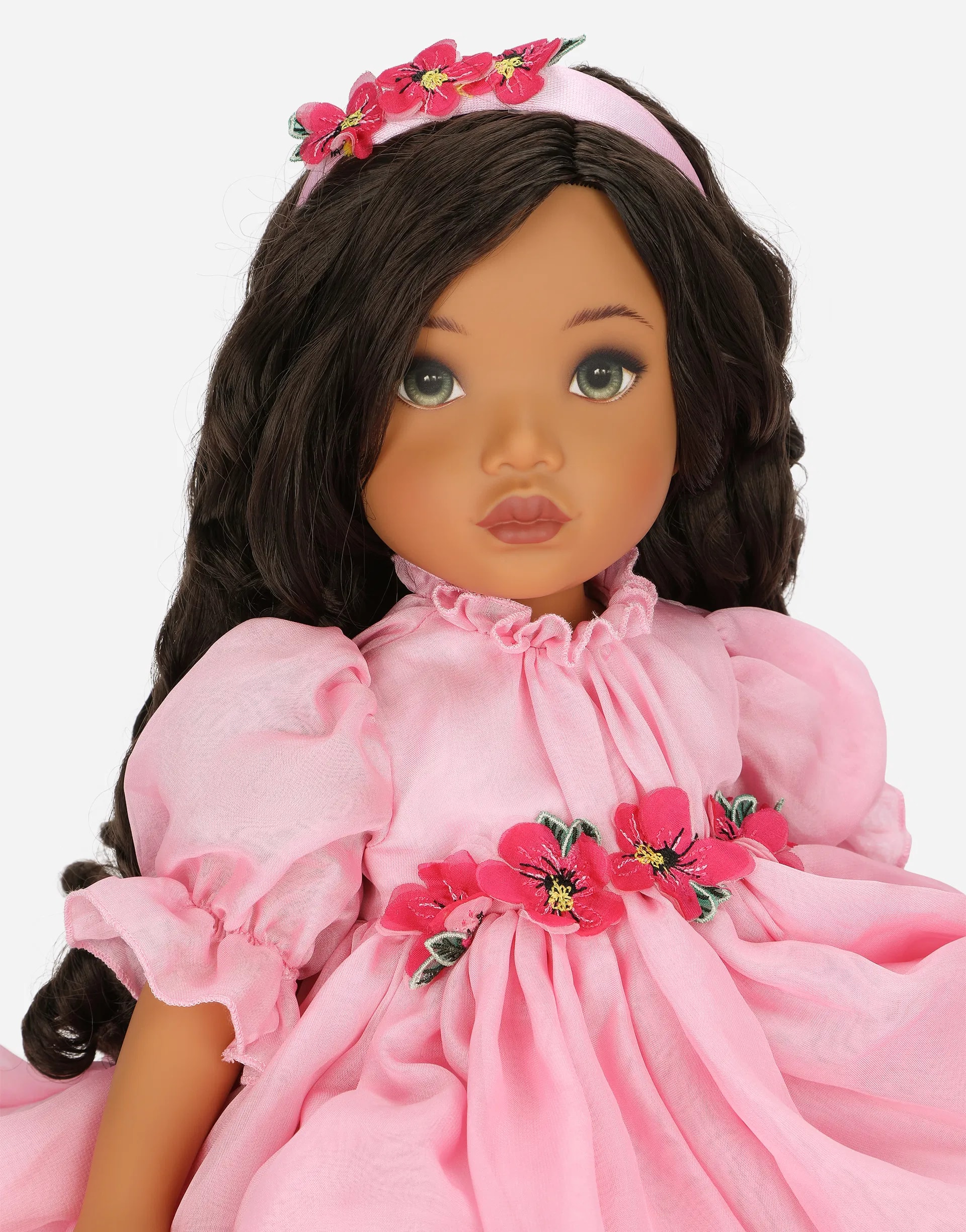 Dolce&Gabbana Kids Doll with Chiffon Dress