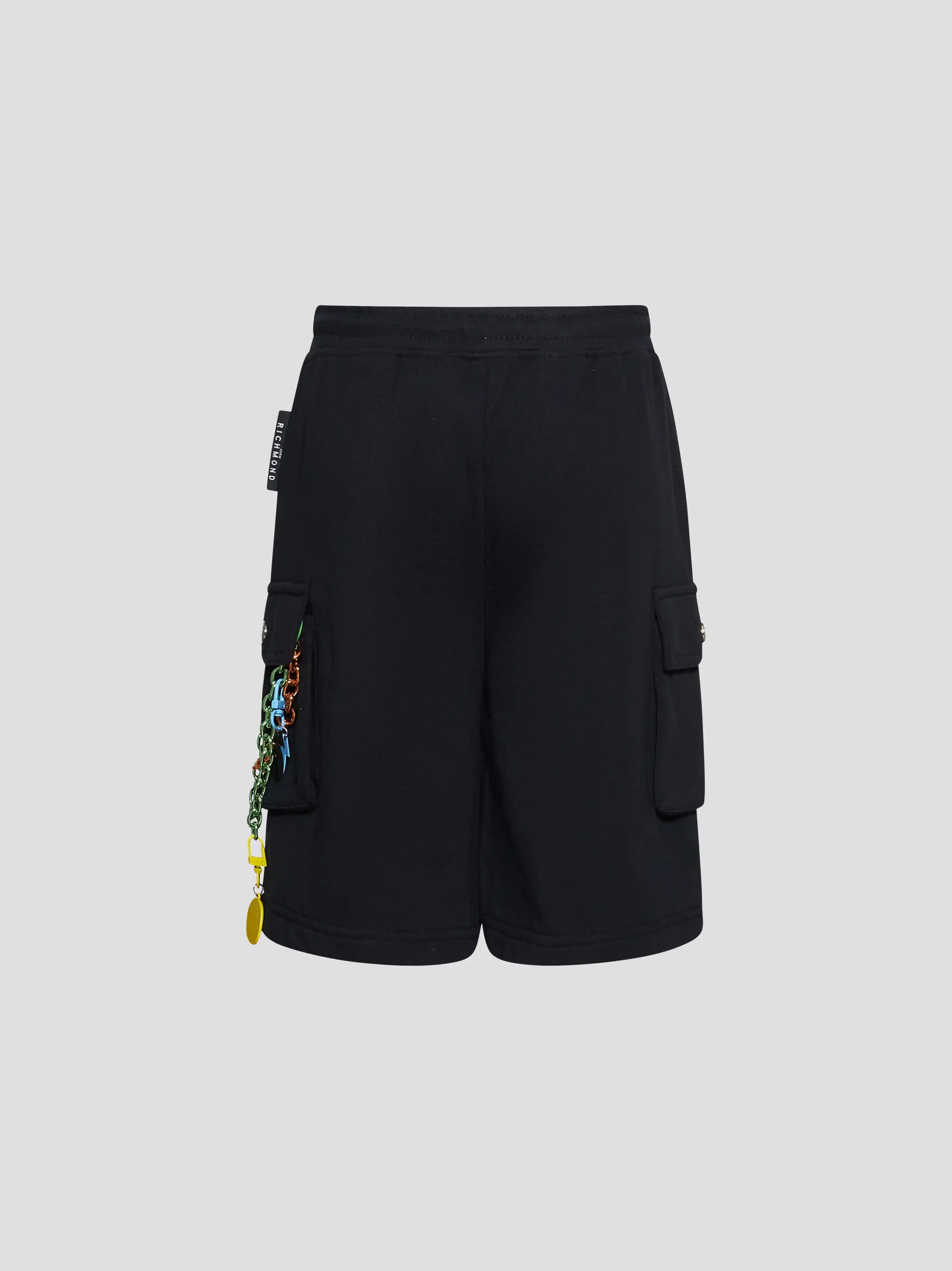 John Richmond Junior Cargo Shorts Matra with JR Logo