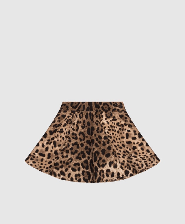 Dolce & Gabbana Kids Leopard-Pattern Skirt