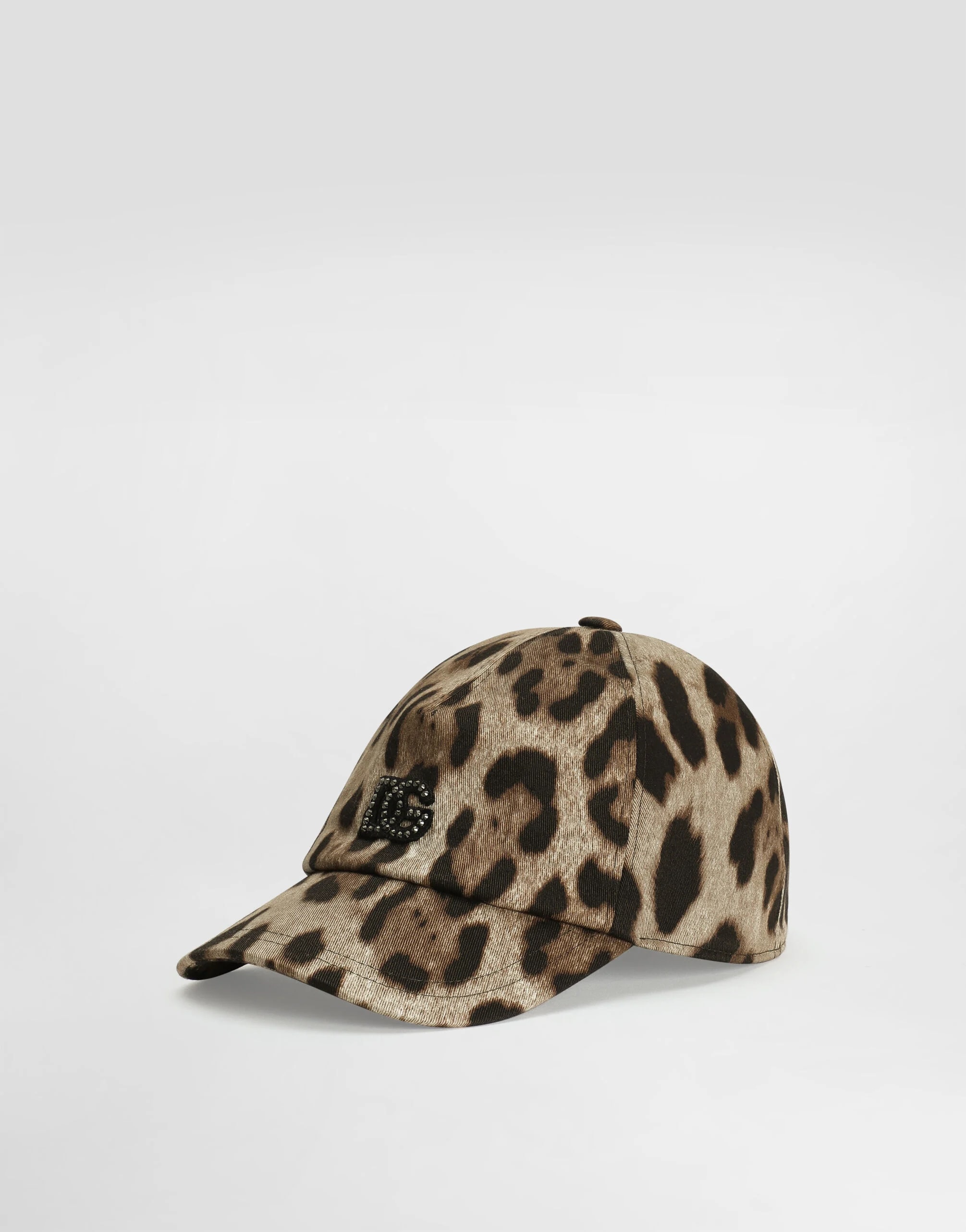 Dolce & Gabbana Kids Leopard-Print Cotton Baseball Hat