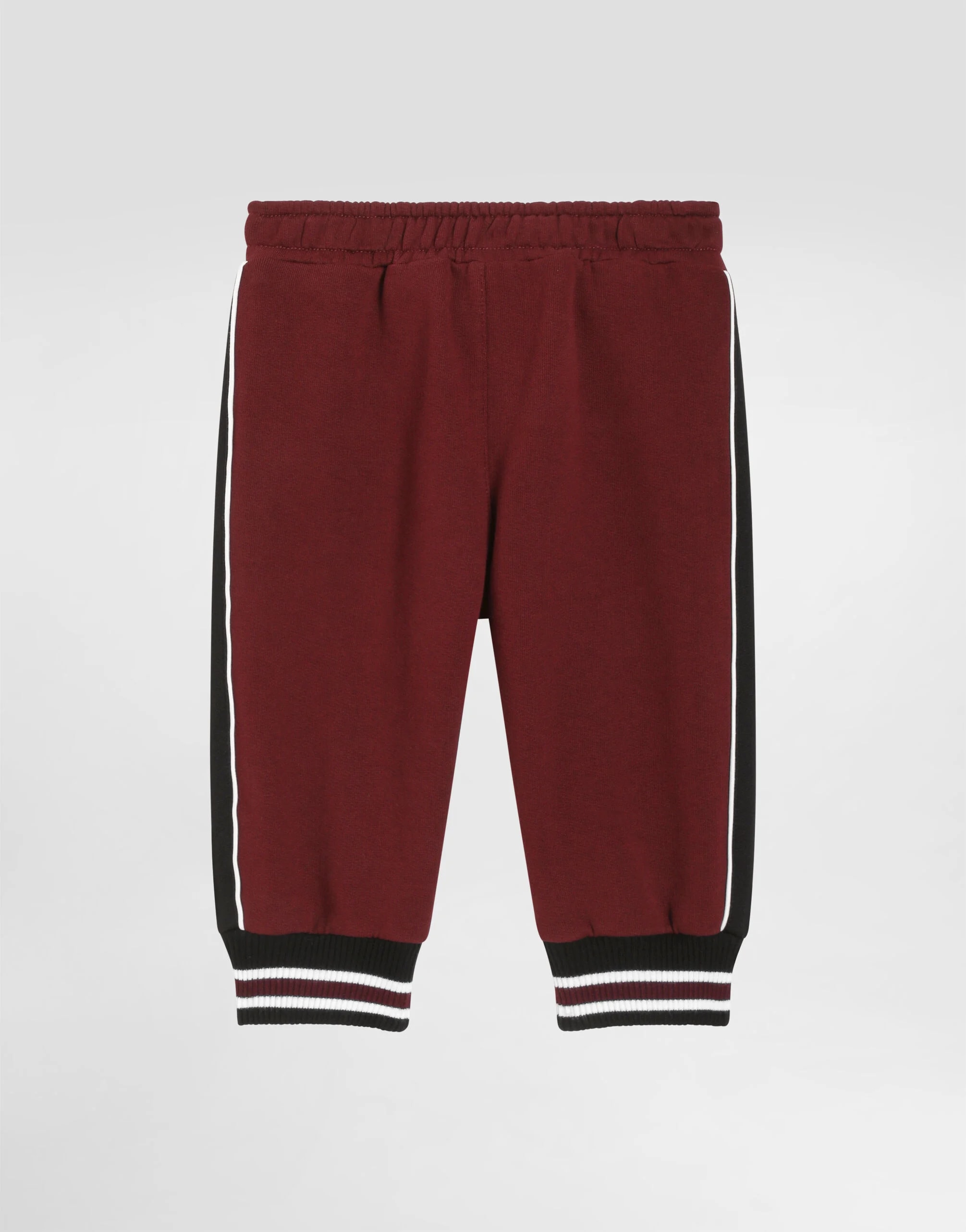 Dolce & Gabbana Kids Cotton Trousers with Embroidered Details