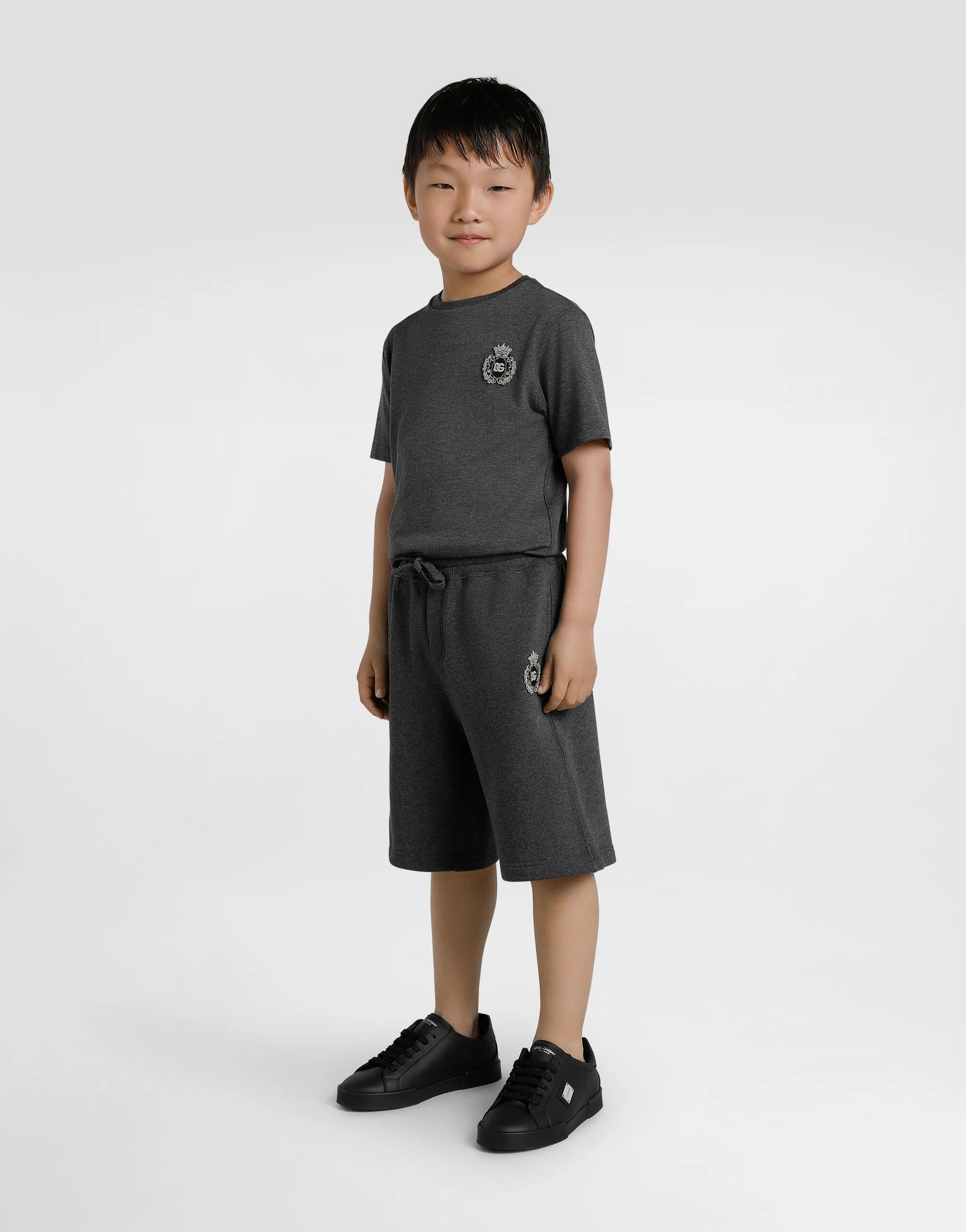 Dolce & Gabbana Sport shorts with heraldic DG patch