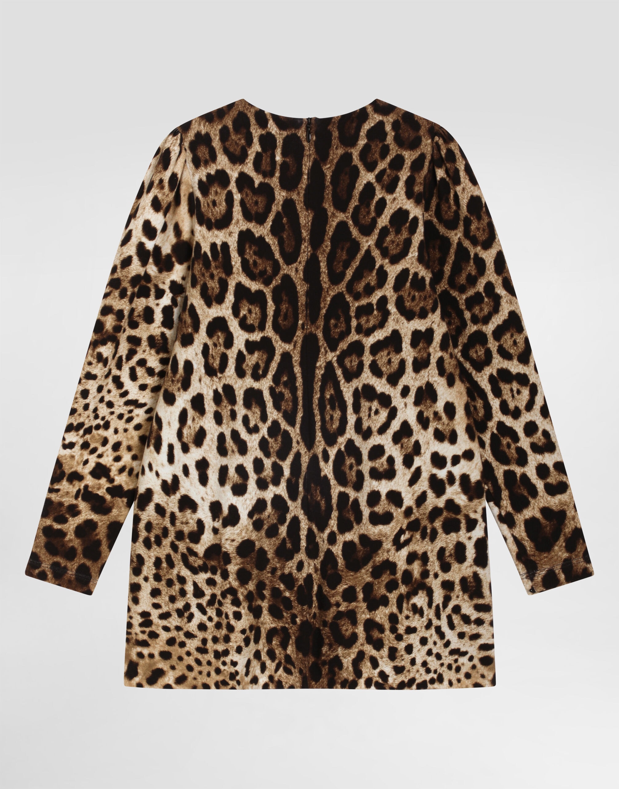 Dolce & Gabbana Kids Leopard-Print Cotton Dress