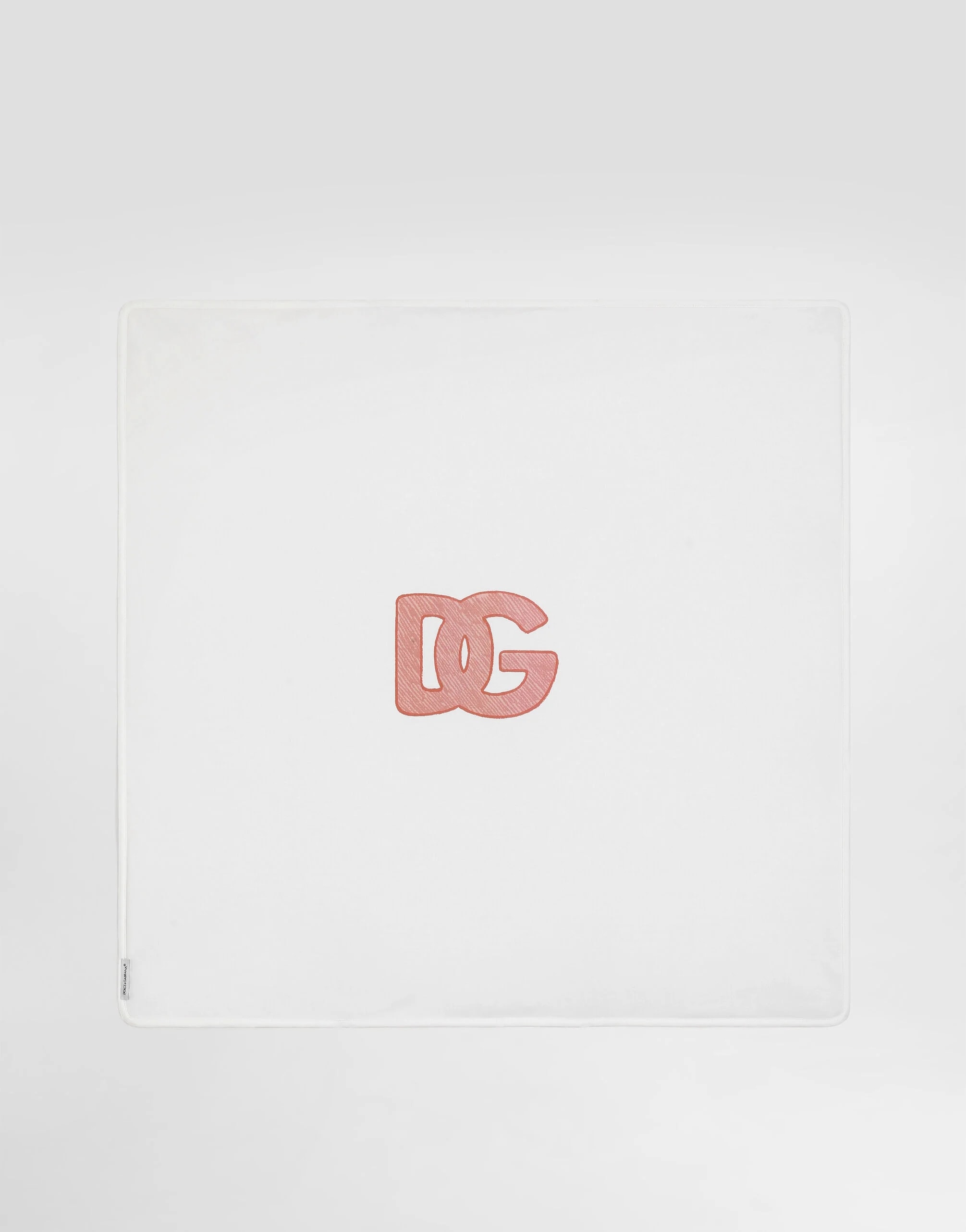 Dolce & Gabbana Kids Cotton Blanket with DG Print